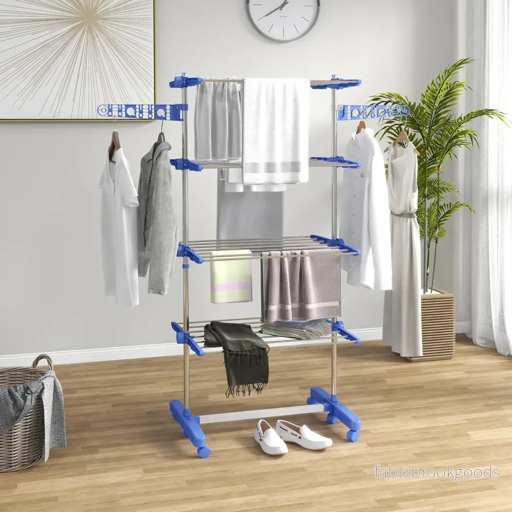 Stål Kläder Airer Tower, hjultork med hopfällbara vingar - Bild 2