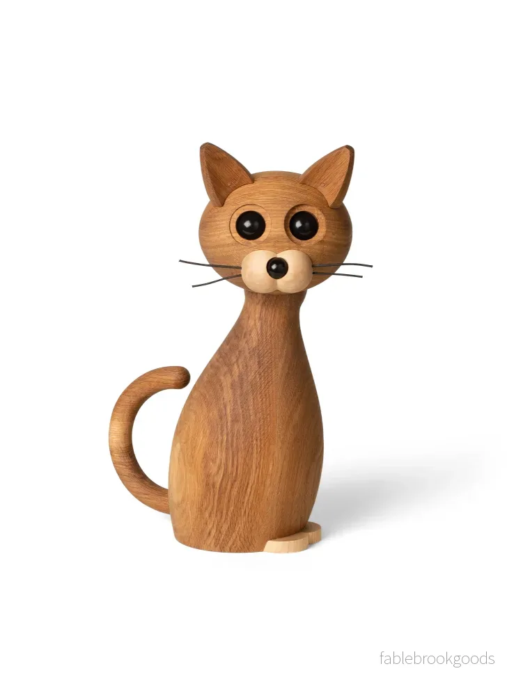 Big Lucky – Träkatt Dekoration 42 cm FSC® Big Lucky – Träkatt Dekoration 42 cm FSC®