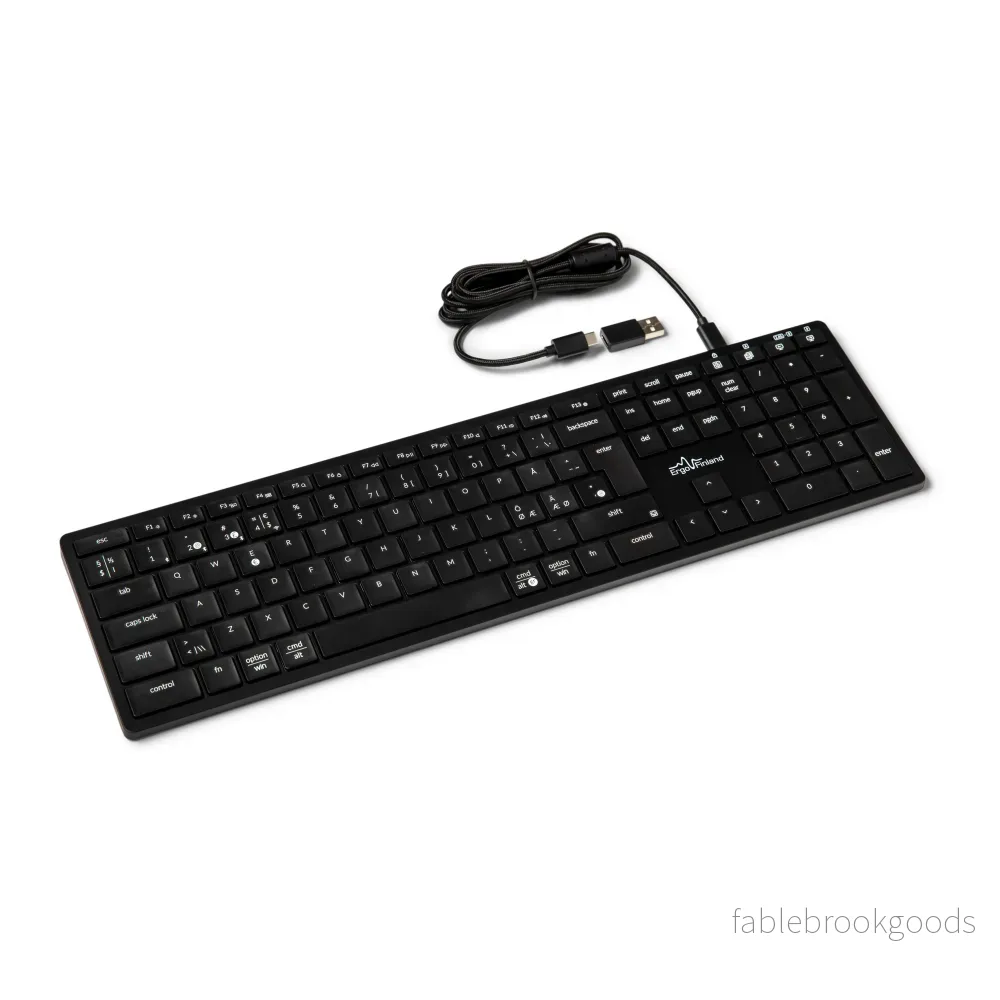 NordType X3 – 3-i-1-tangentbord – svart - Bild 2