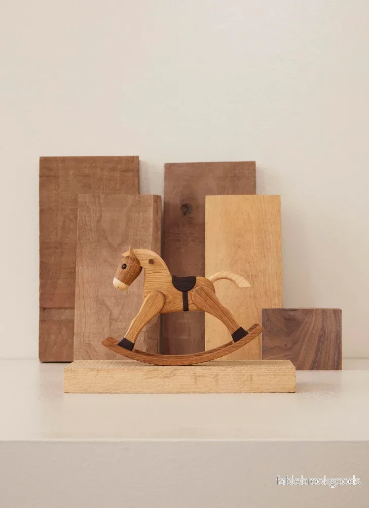 Rocking Horse Small – Gunghäst i FSC®-certifierat trä - Bild 2