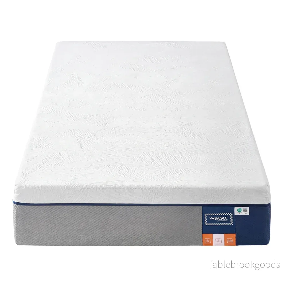 Matras - 90 x 200 x 20 cm - Gel Traagschuim - 7 Zones - Blauw - Bild 2