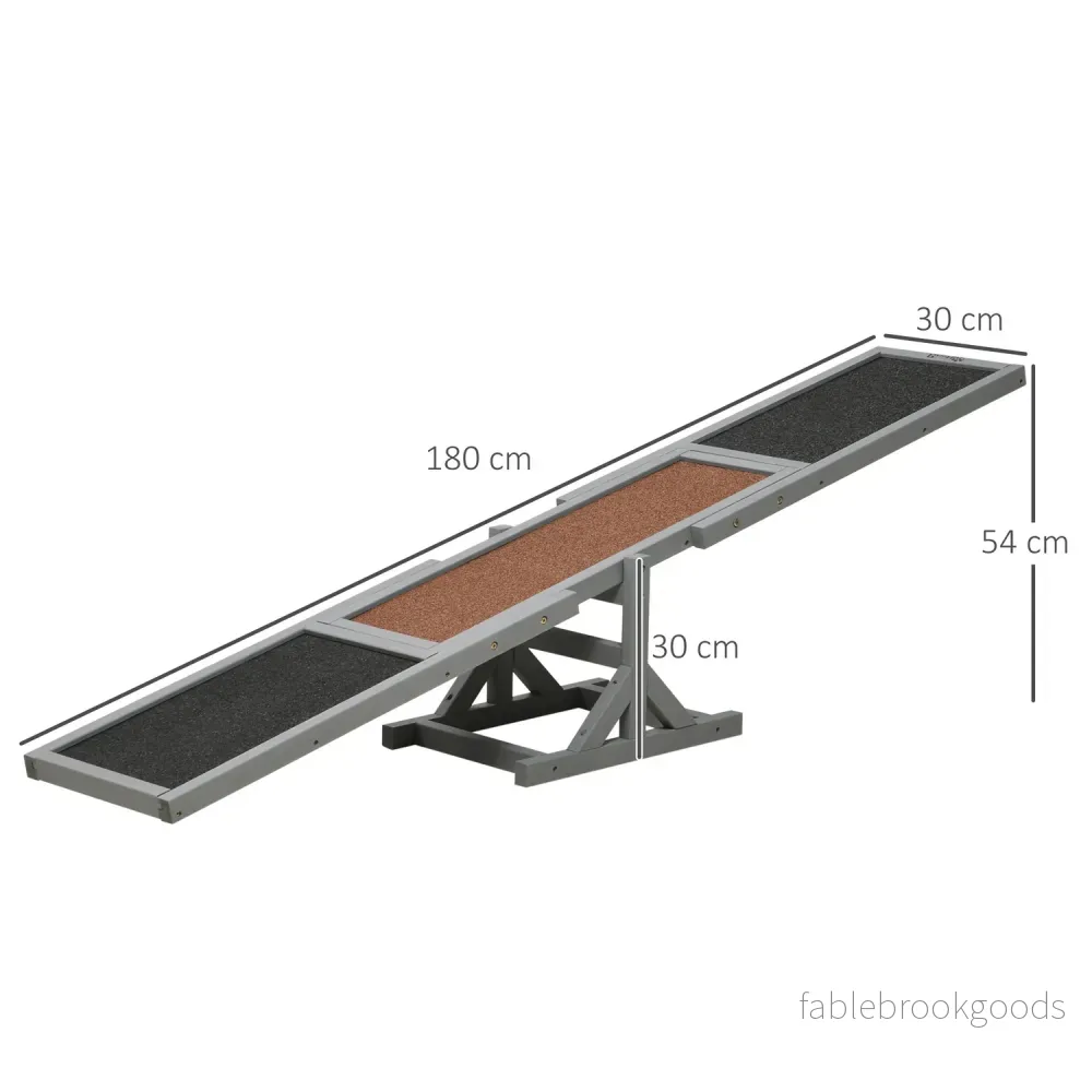 Hundrocker i trä för stora raser, 180x30x30cm - Bild 3