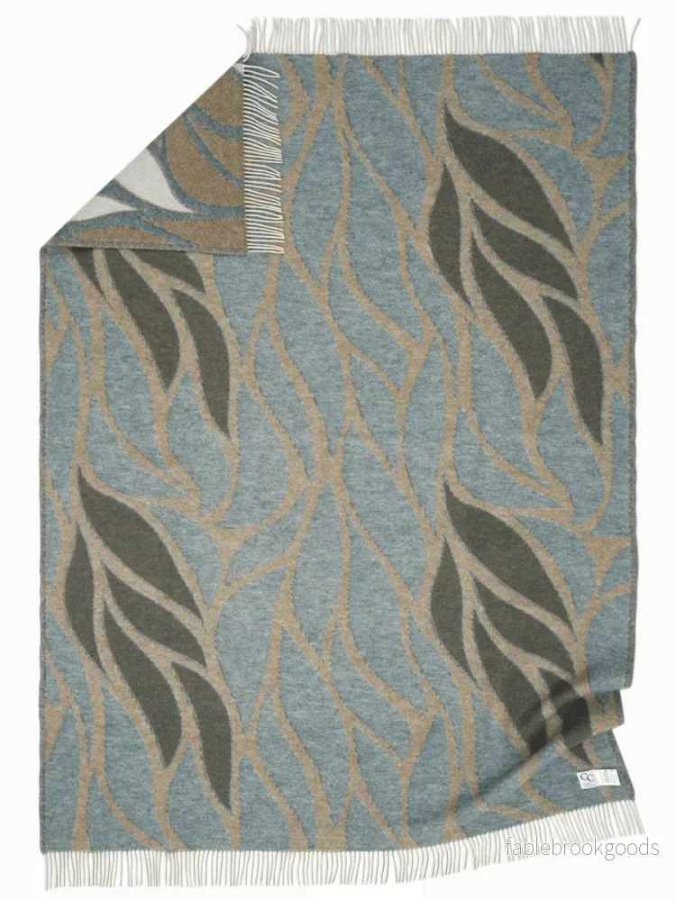 Pläd Folia Teal Pläd Folia Teal