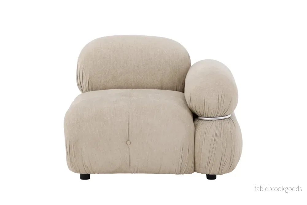 Mika Soffmodul 1-sits Beige | Venture Home - Bild 3