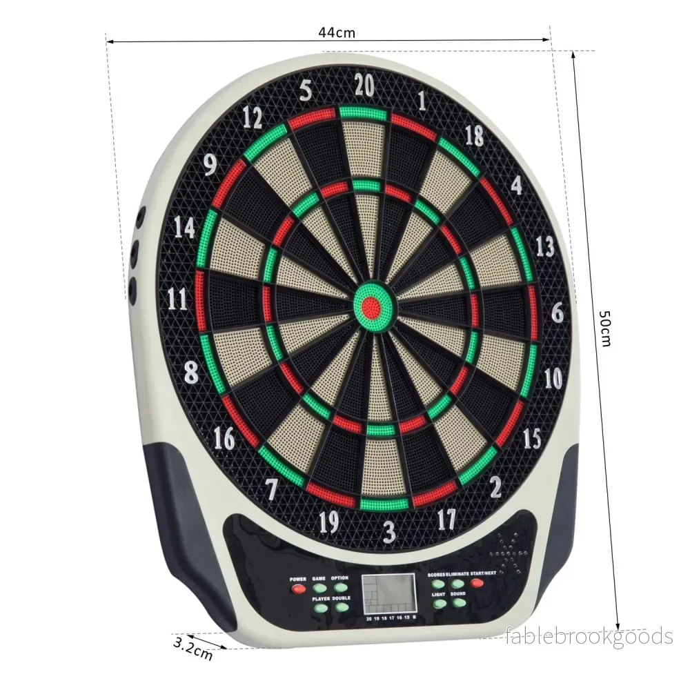 Elektronisk darttavla med LCD-skärm – 18 spel, 6 dart - Bild 3