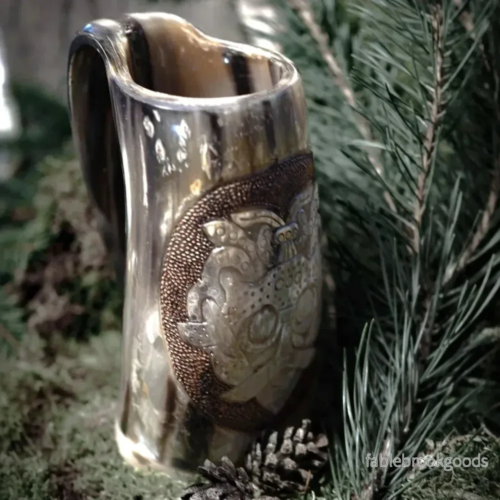 Handsnidad hornmugg, Lokemask - Bild 3