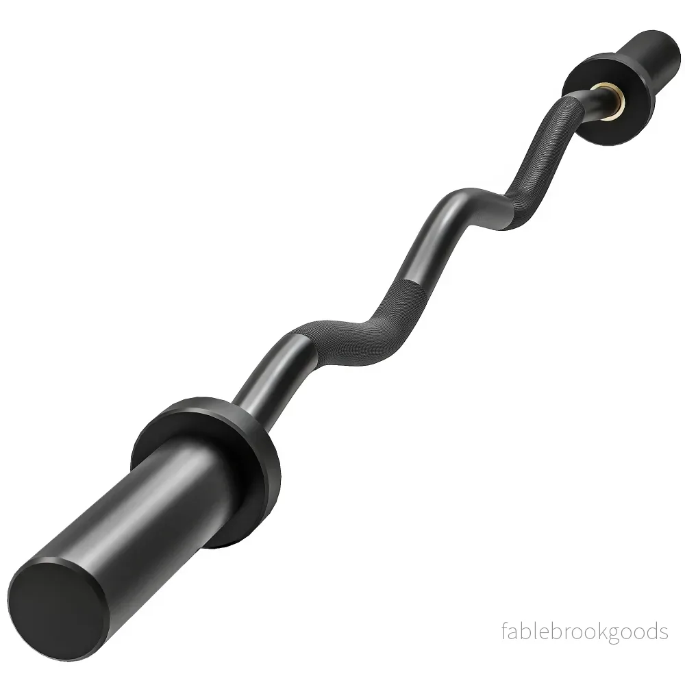 Olympisk curlstång, 5 cm hylsor, stål, 100 kg kapacitet