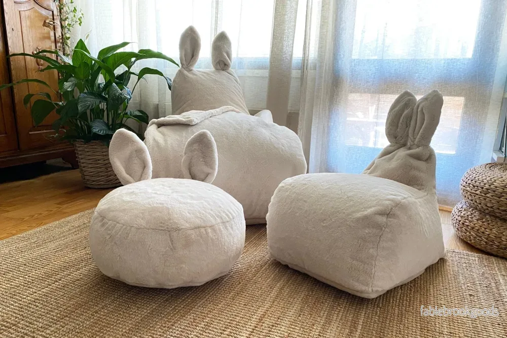BUNNIE S Bean bag, Fur - Bild 3