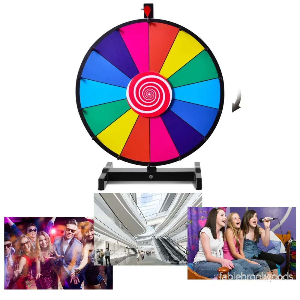 24" – Wheel of Fortune Toy Color spel för – Ø 60 cm – Färgglad - Bild 2