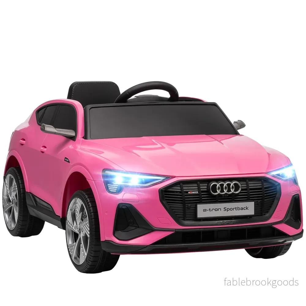 Audi E-tron Elbil för Barn, 12V, Fjärrkontroll