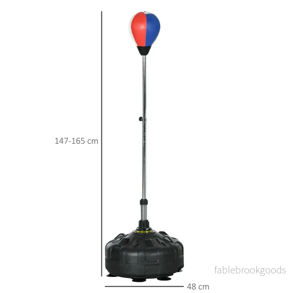 Justerbar stående boxningspåse 147–165 cm, Svart - Bild 3