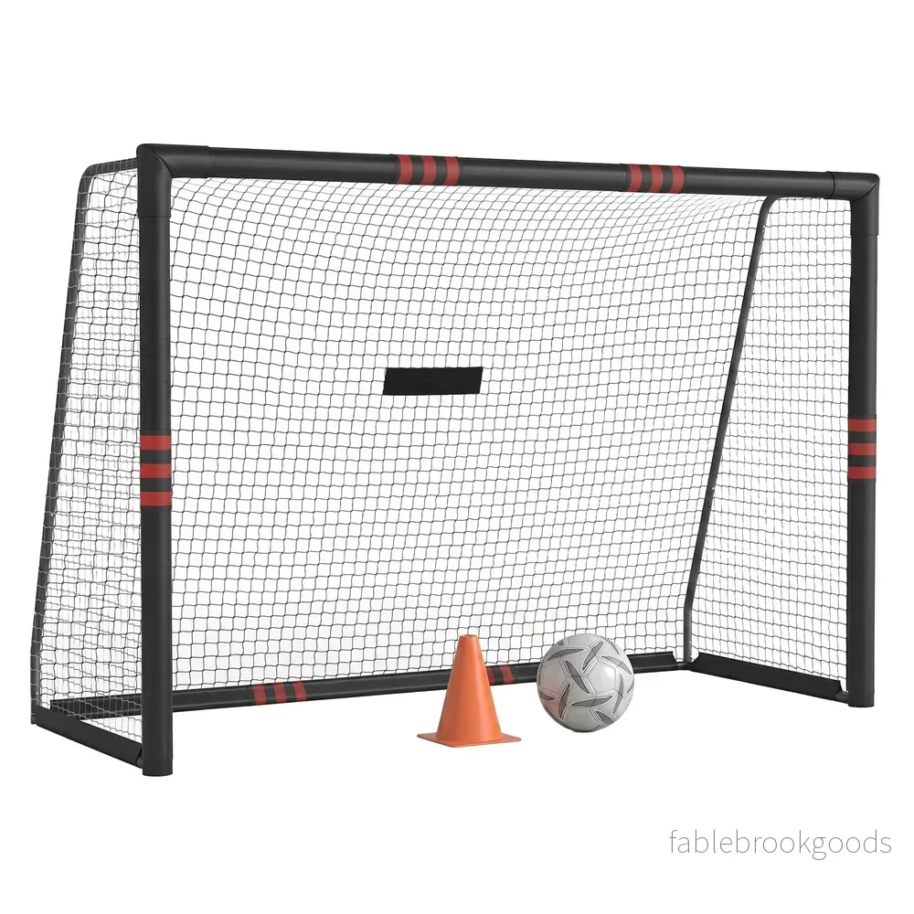 Voetbaldoel - Met PE-net en Schuimbescherming - Zwart - 120 x 300 x 200 cm - Bild 2