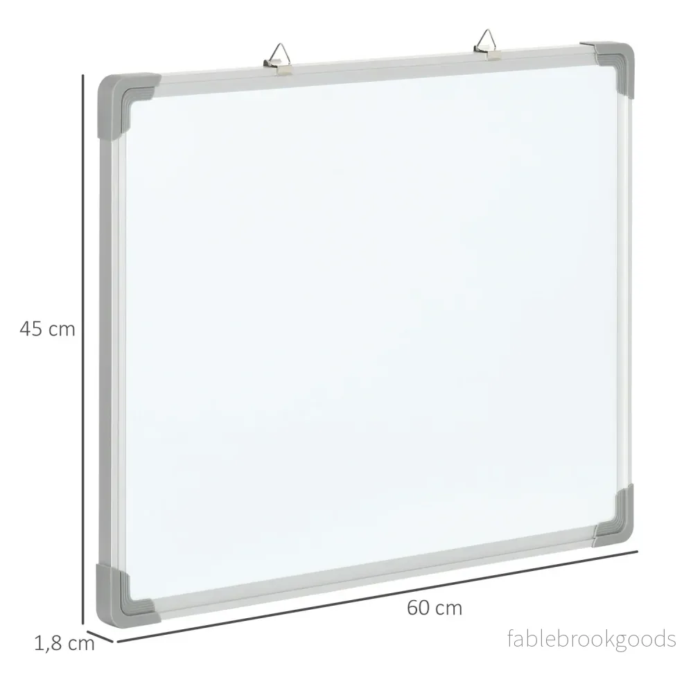 Magnetisk whiteboard staffli Set med markörer och magneter, 60x45cm - Bild 3