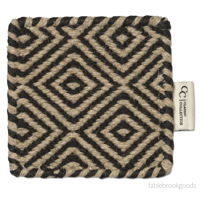 Mattprov Goose Eye Svart/Natur