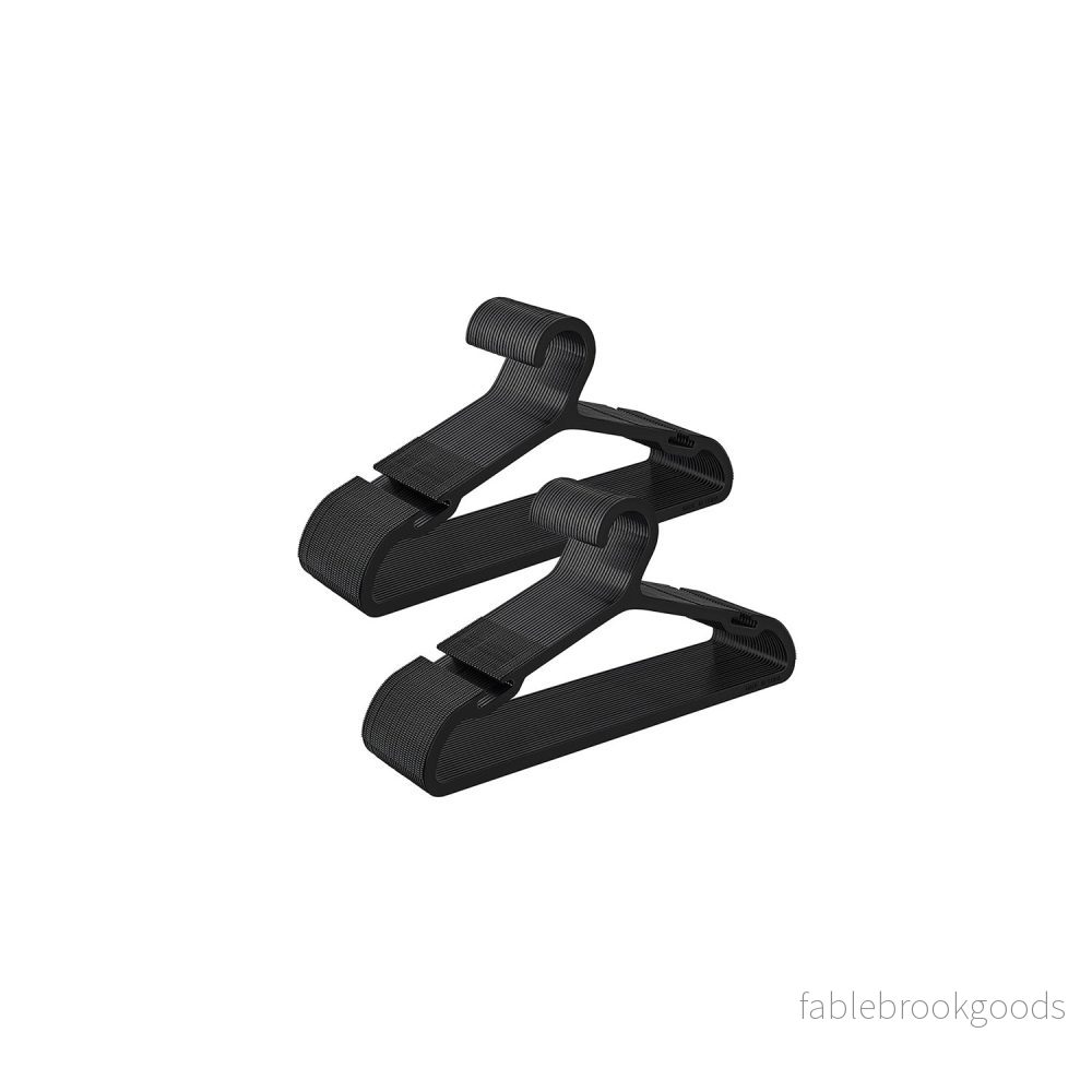 Klädhängare Set om 50 – 41,7 cm bred – Bläcksvart Klädhängare Set om 50 – 41,7 cm bred – Bläcksvart