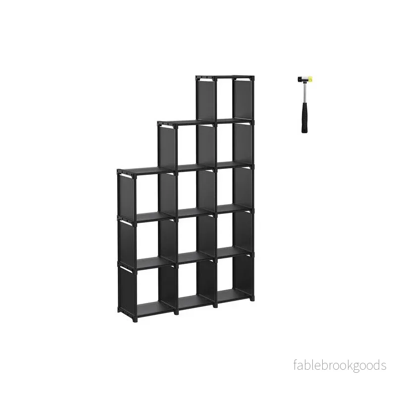 Kubskåp – 12 kuber – Svart - Bild 2