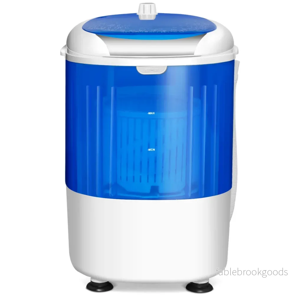 Mini – Tvättmaskin Rese med torktumlare – Blå - Bild 3