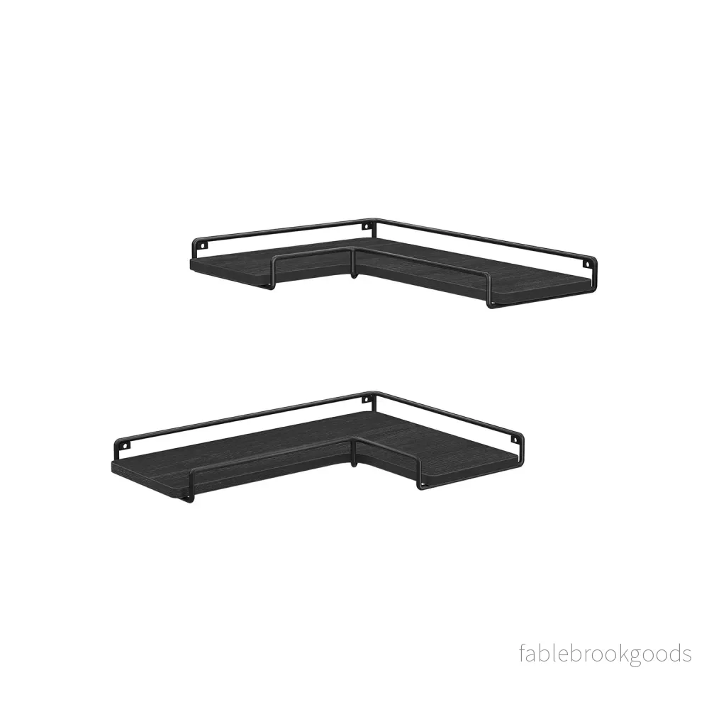 Corner Board-l-formad-industriell design-svart