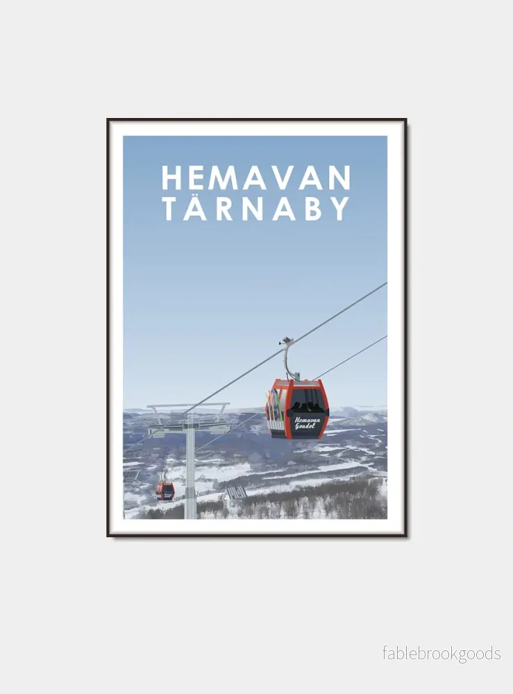 Hemavan Tärnaby poster Hemavan Tärnaby poster