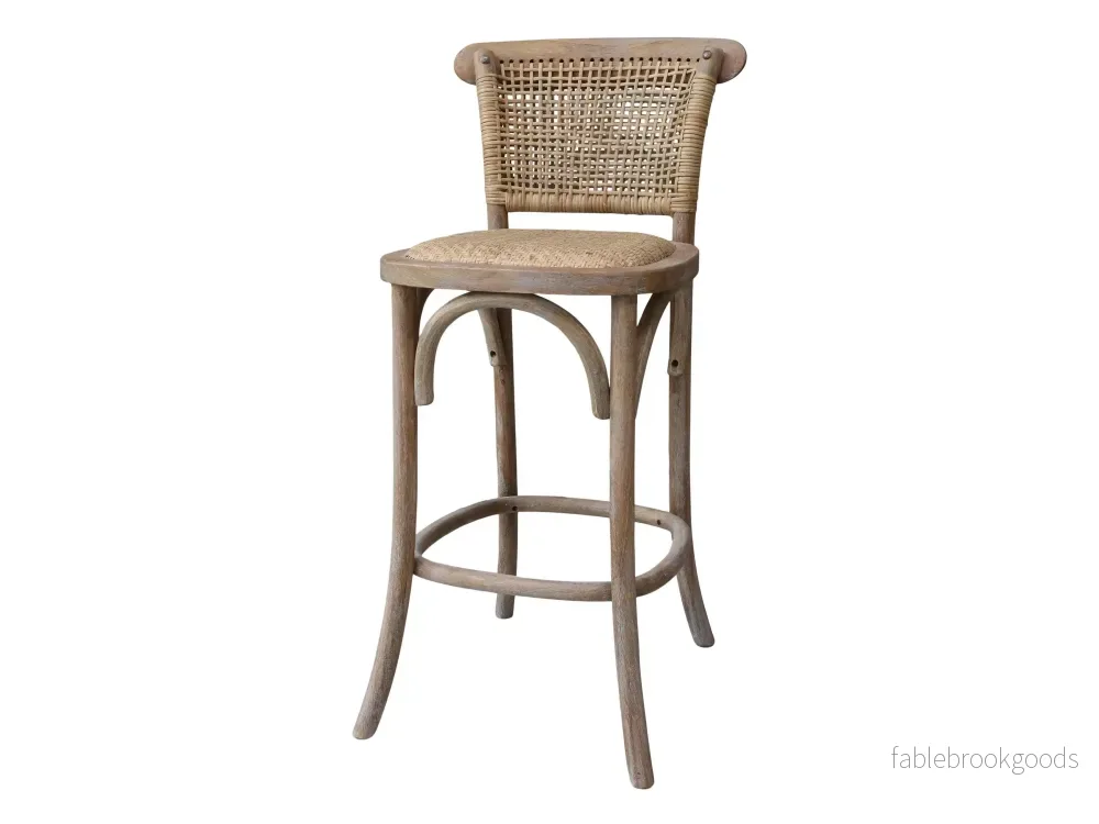 Barstolar i rotting – set om 2, fransk lantlig stil - Bild 3