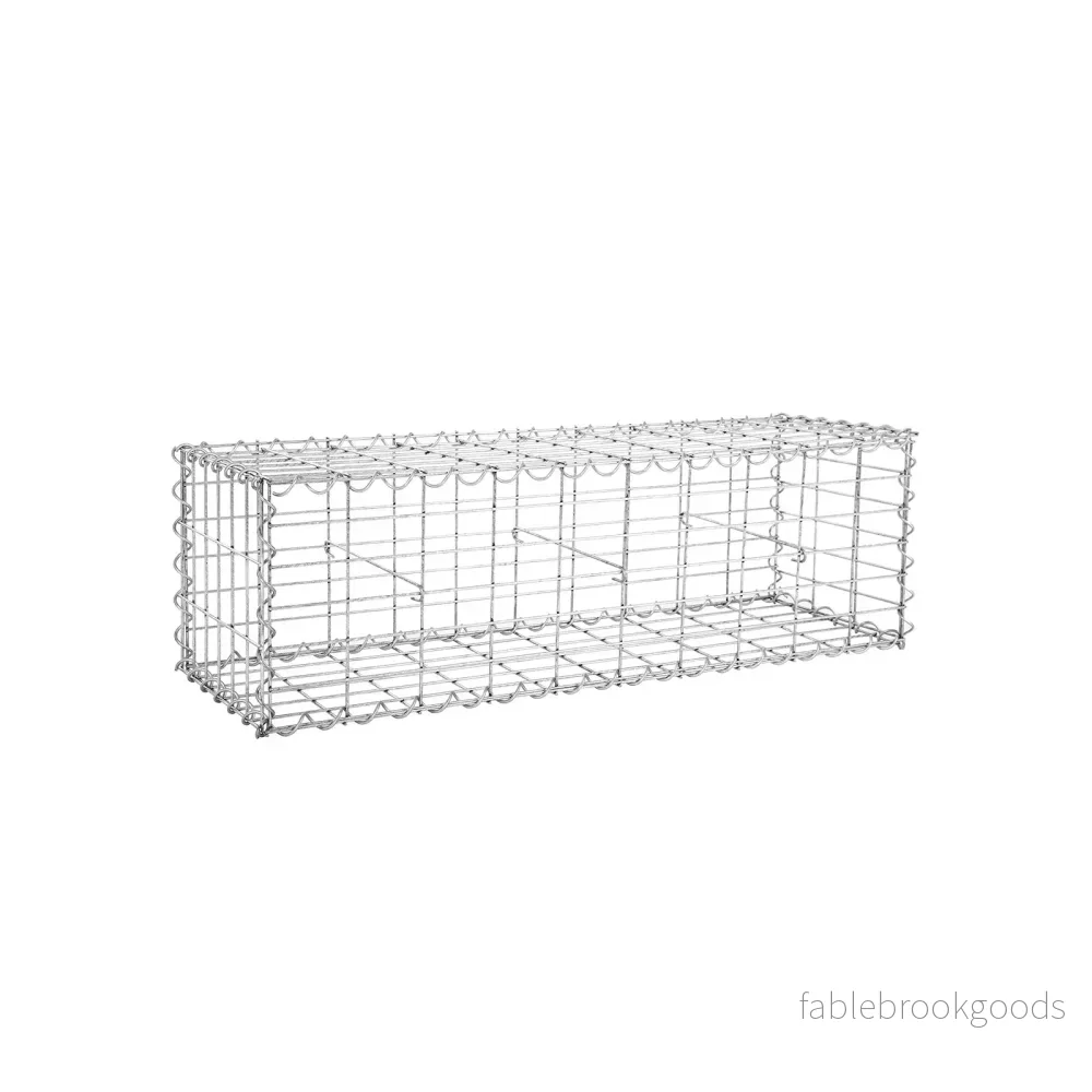 Gabion – Trädgårdsmur för stenar – 100 x 30 x 30 cm – Grå Gabion – Trädgårdsmur för stenar – 100 x 30 x 30 cm – Grå