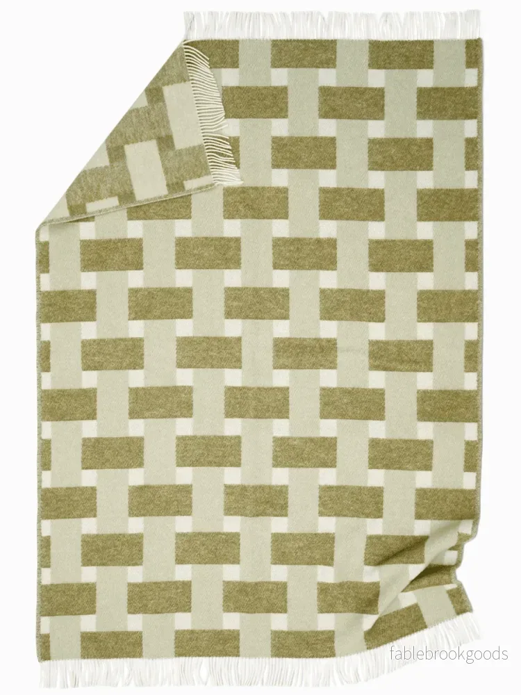 Pläd Weave Grön Pläd Weave Grön