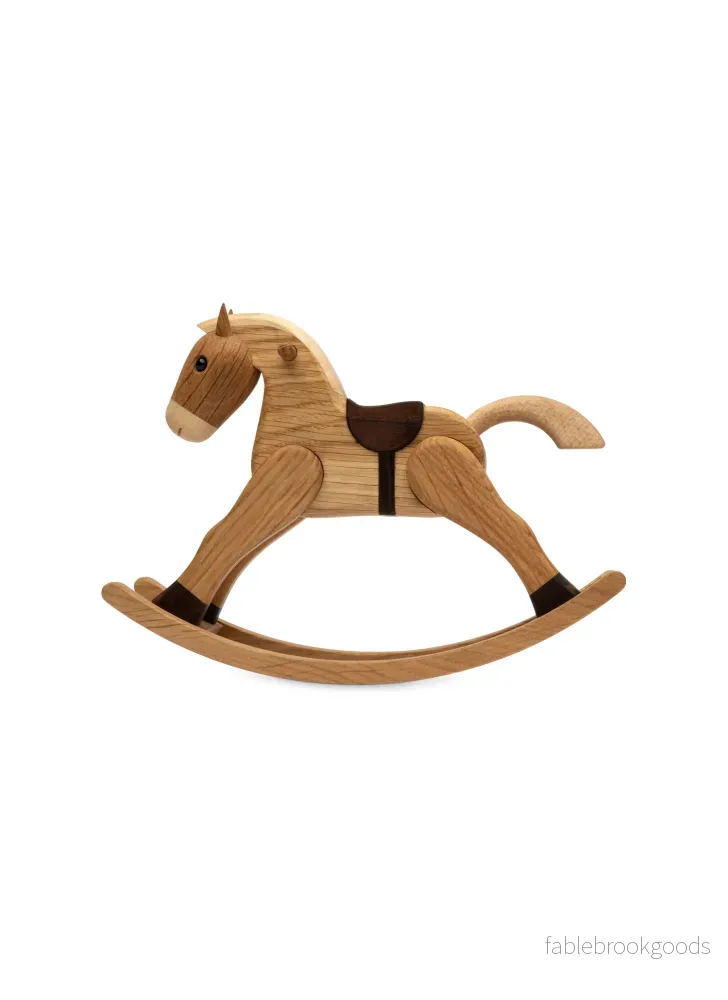 Rocking Horse Small – Gunghäst i FSC®-certifierat trä - Bild 3