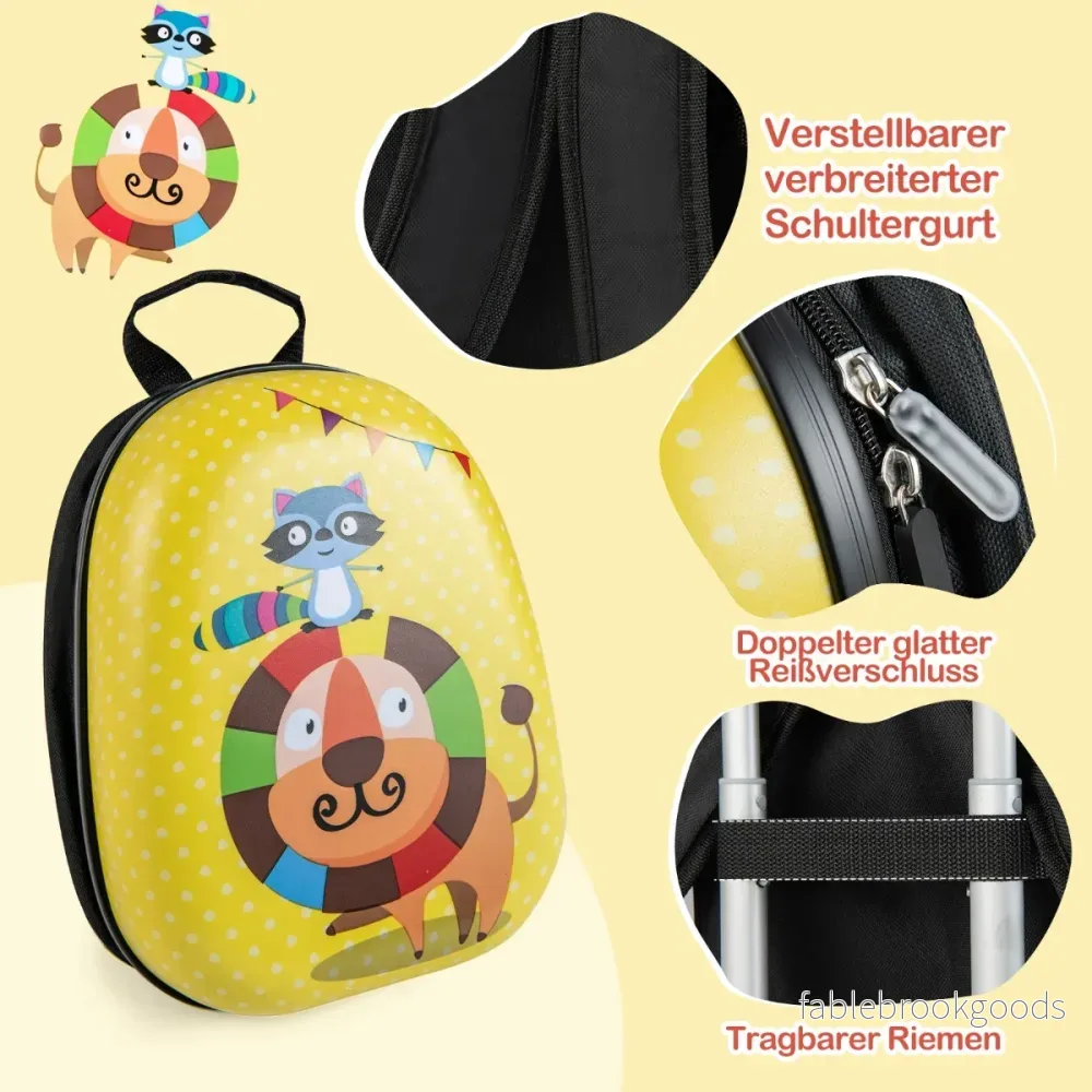 delat – barnbagageset handbagage och ryggsäcksset – 2 – Färgglad - Bild 3