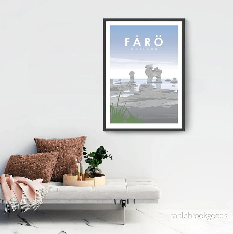 Fårö - Gotland poster - Bild 2