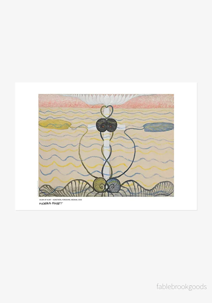 Poster: Hilma af Klint, Evolutionen, Nr 6