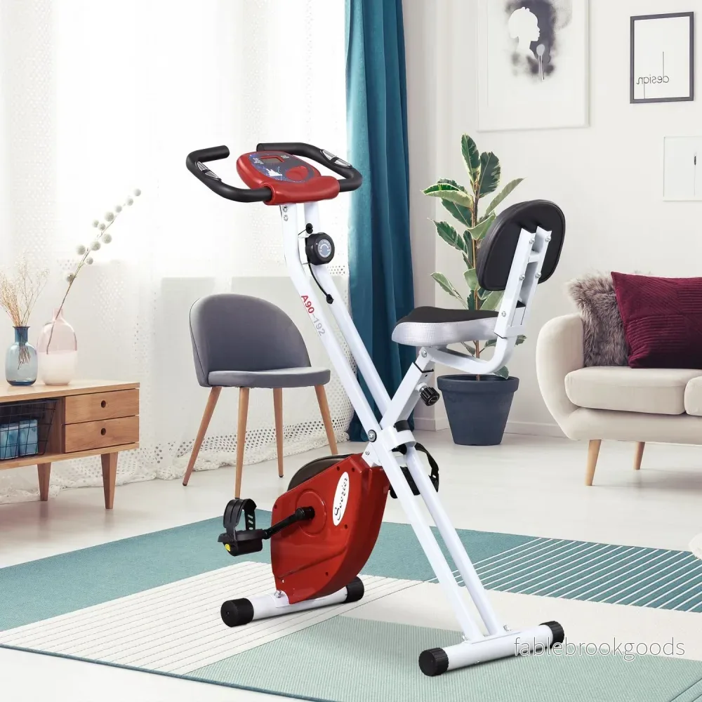 Motionscykel med 8-nivåer magnetiskt motstånd, justerbar höjd - Bild 2