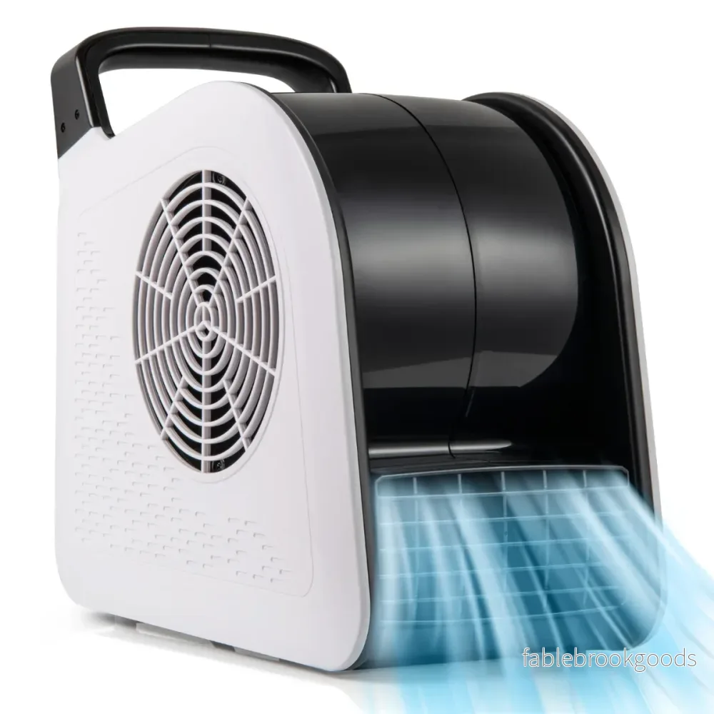 Bottens – blåsmaskin 130W hastigheter och 185° svängbart huvud för torkning ventilation – 3 – Svart och vit