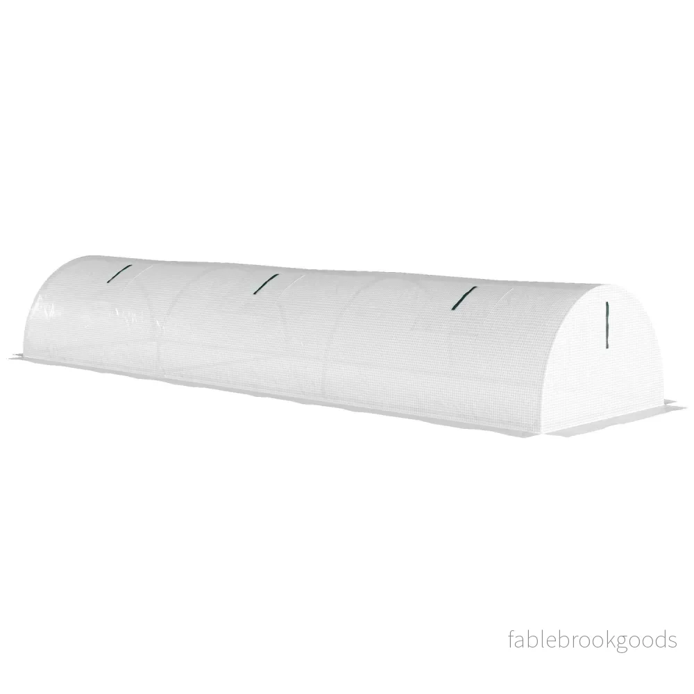 Runda taktomatväxthus, UV-skyddat, 300x80x45 cm Runda taktomatväxthus, UV-skyddat, 300x80x45 cm