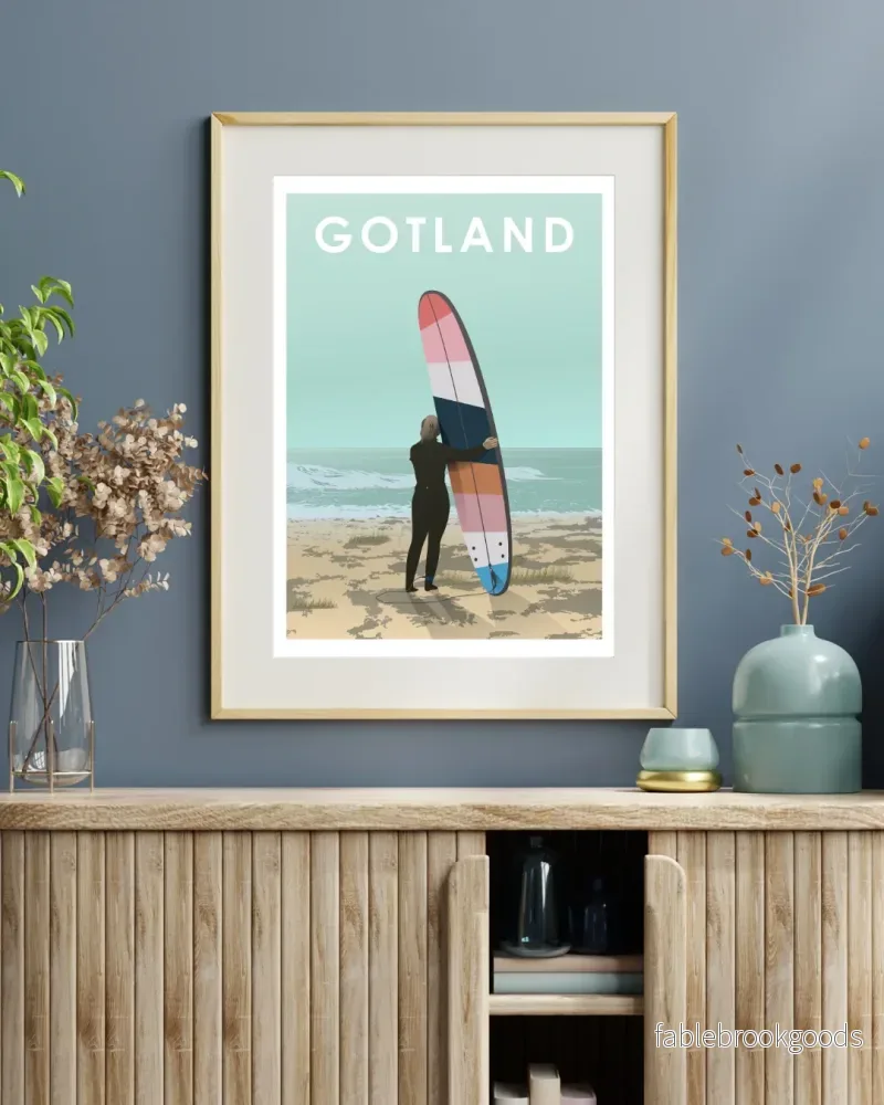 Surfmotiv - Gotland poster - Bild 3