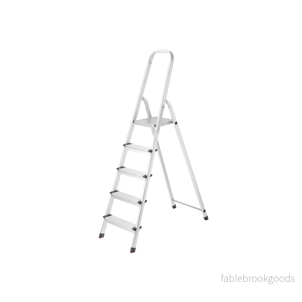 Hushållsstege – 5 nivåer – Aluminium – Silver Hushållsstege – 5 nivåer – Aluminium – Silver