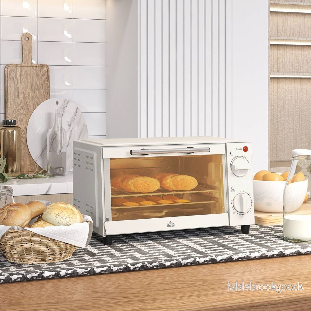 Miniugn 9L – 750W, Timer, Justerbar Temp, Gräddvit - Bild 2