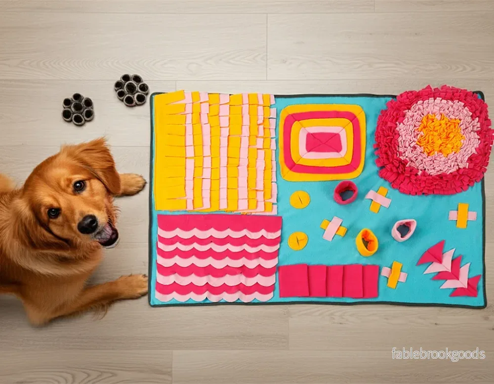 Aktivitetsmatta Hund - Hundträning för Mental Stimulans - Snufflematta - Bild 3