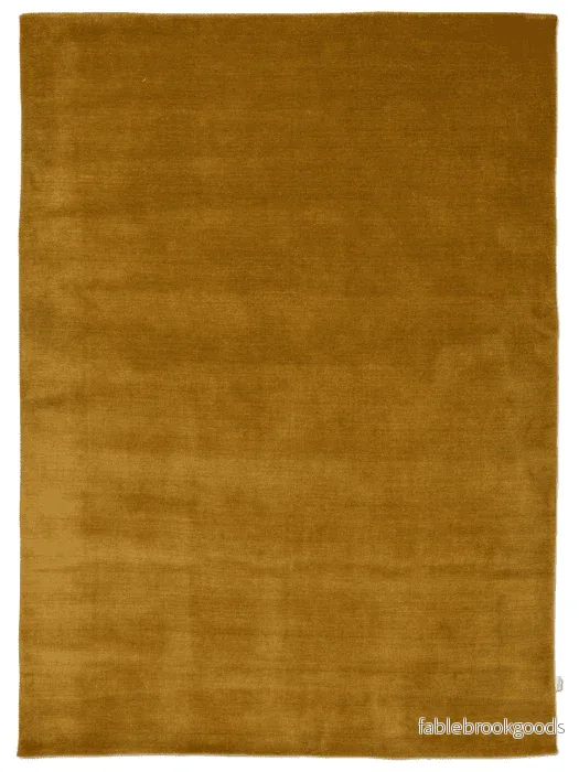 Måttanpassad Matta Solid Ockra - Bild 3