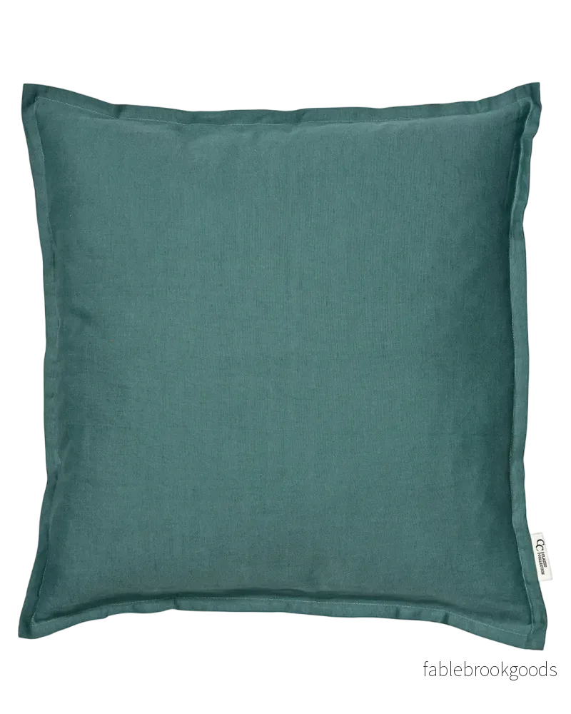 Kuddfodral Classic Linen Teal Kuddfodral Classic Linen Teal