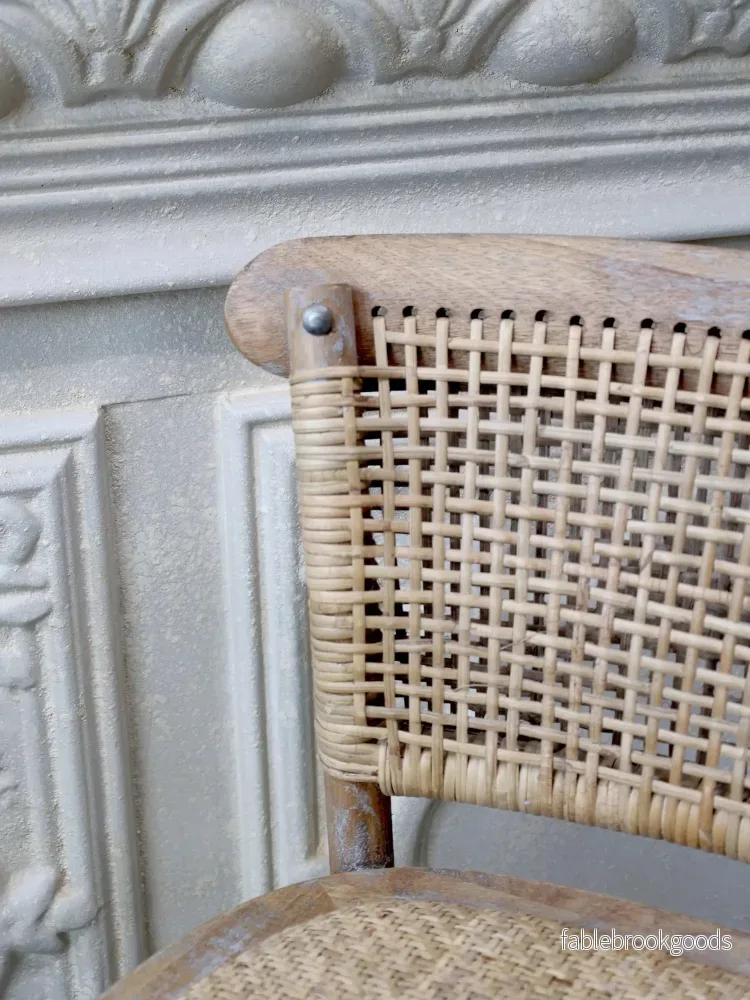 Barstolar i rotting – set om 2, fransk lantlig stil - Bild 2
