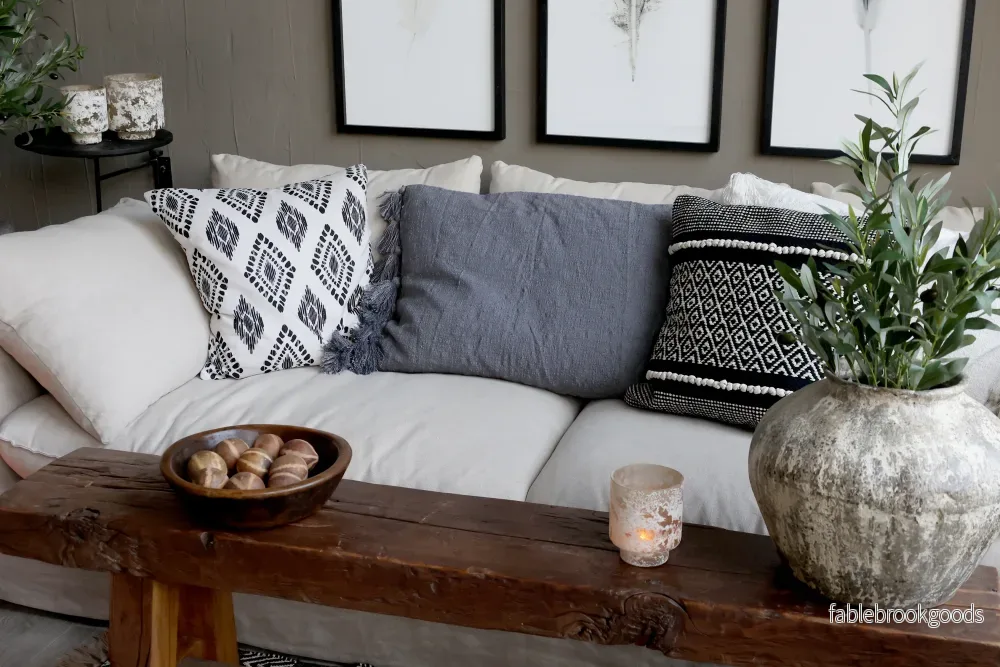 Linneklädd 3-sits soffa Malo – exklusiv och avslappnad design - Bild 2