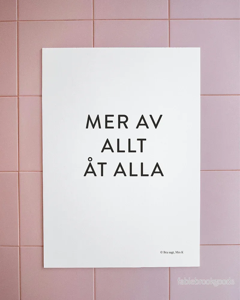Mer av allt | Moderna serien