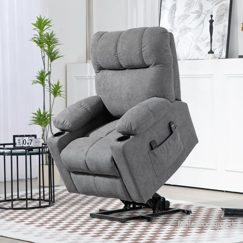 Liggstol med ståhjälp, massage och höjdjustering - Bild 2