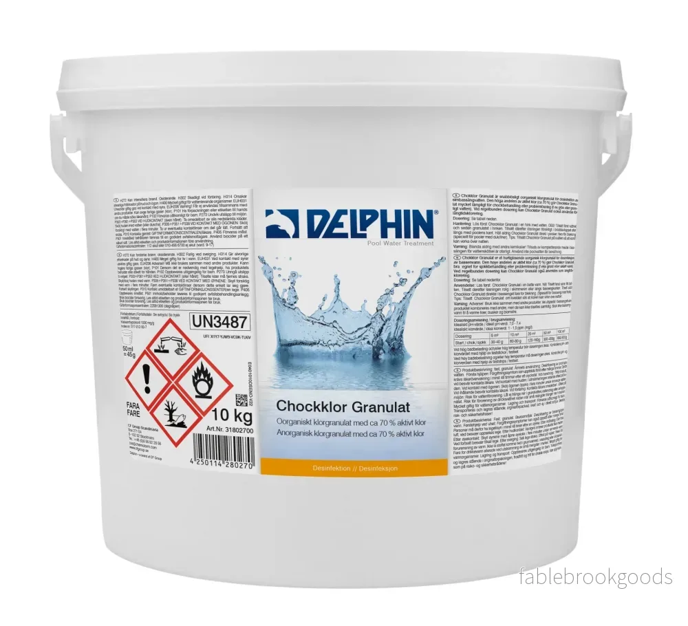 Poolkemi DELPHIN Chockklor granulat 10 kg