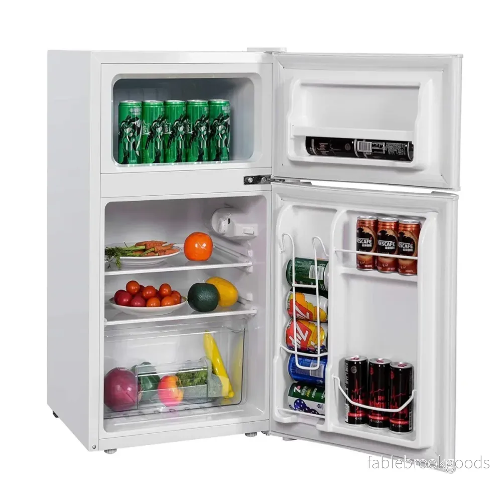 90L – Minikyl Separat frysfack Kompakt Kylskåp – 48,5 x 49,5 x 86 cm – Vit