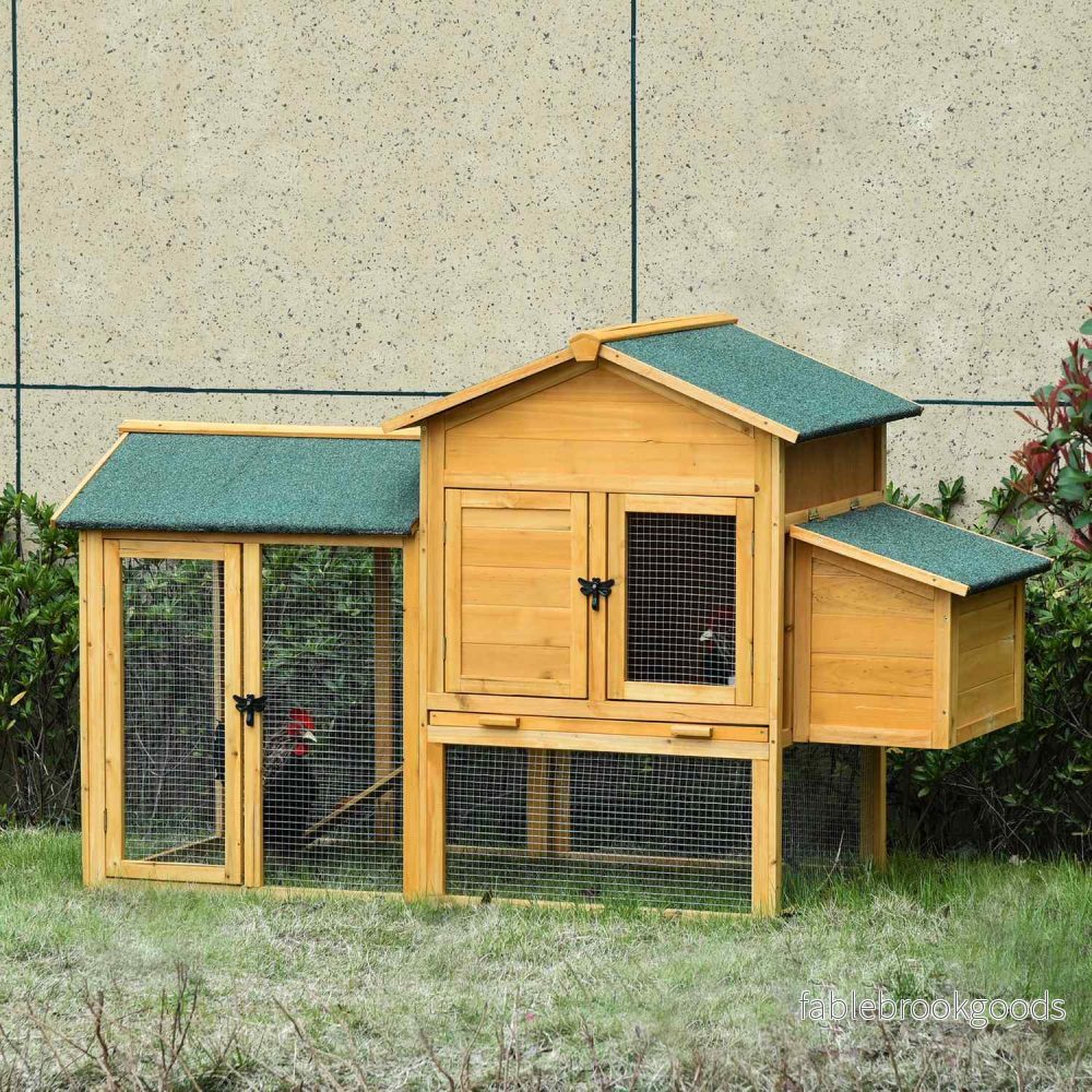 Bantam Chicken Coop, Gran Wood, Fönster & Nesting Box - Bild 2
