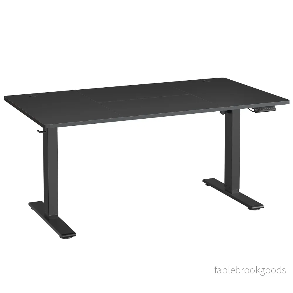 Elektrisch Zit-Sta Bureau – 140 x 80 cm – USB-C-Poort – Geheugenfunctie – Zwart Elektrisch Zit-Sta Bureau – 140 x 80 cm – USB-C-Poort – Geheugenfunctie – Zwart