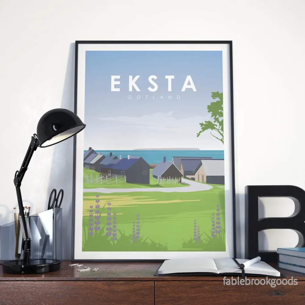 Eksta - Gotland poster - Bild 2