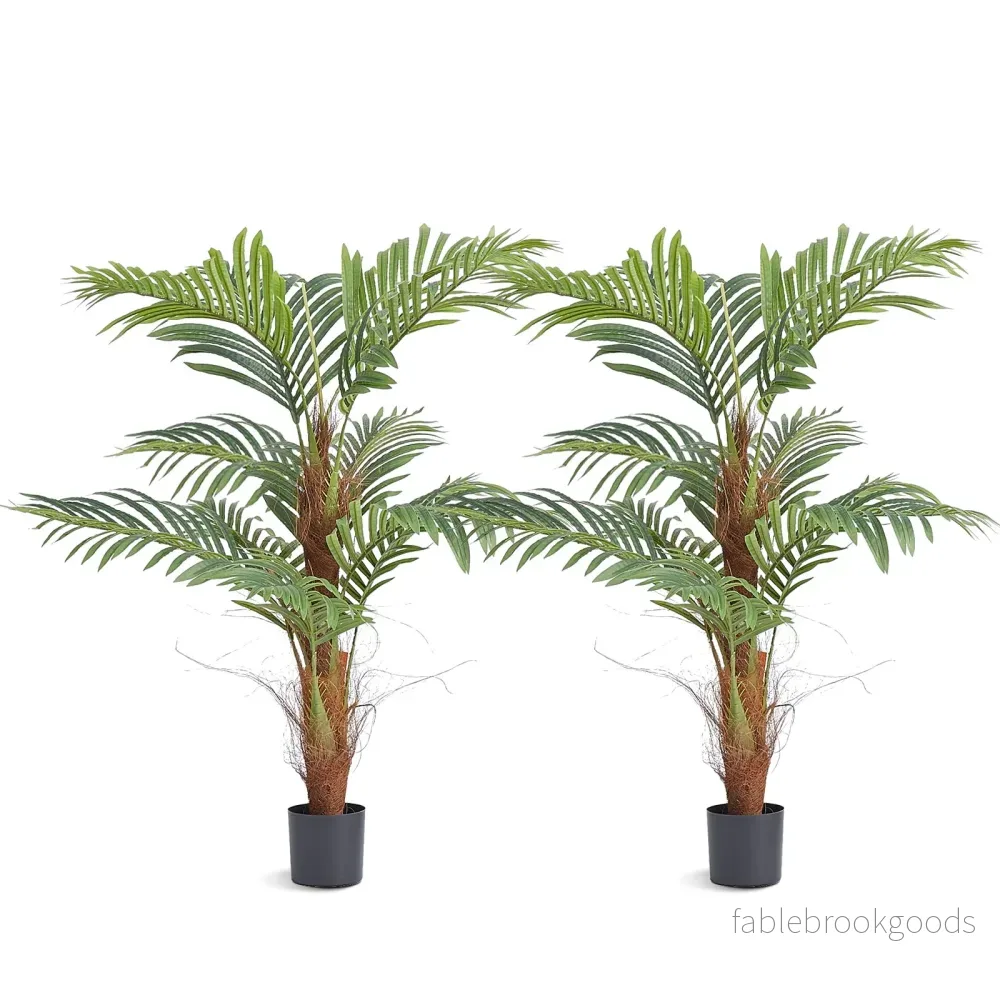 Konstgjord växt Betelpalm - 1,2 m - 2-pack