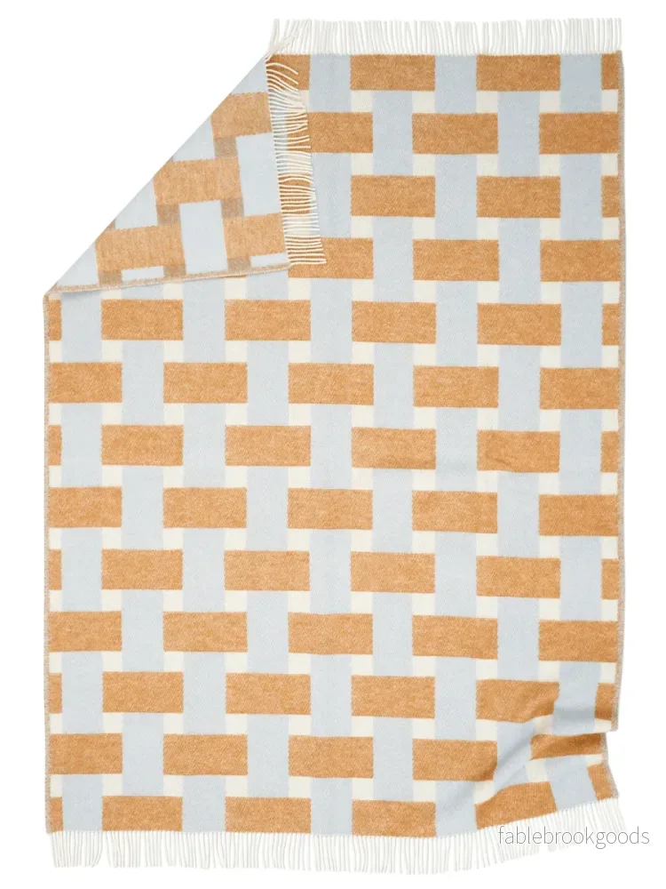 Pläd Weave Terracotta